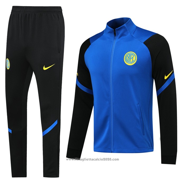 Tuta da Track Giacca Inter 2020 2021 Blu e Nero